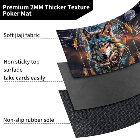 Playmat for MTG ، حصيرة اللعبة 27.5 × 15.74 بوصة ، ودعم غير متكافئ TCG وحصيرة ألعاب اللوح للبطاقات ، والفطر المكتبي Mousepad Skull in Kuwait