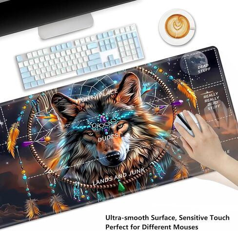 Playmat for MTG ، حصيرة اللعبة 27.5 × 15.74 بوصة ، ودعم غير متكافئ TCG وحصيرة ألعاب اللوح للبطاقات ، والفطر المكتبي Mousepad Skull in Kuwait