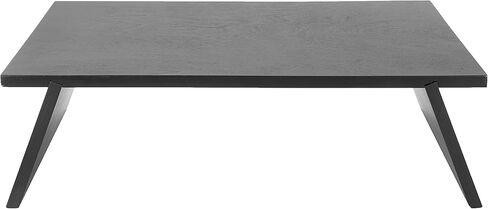 U Brands Zen Monitor Stand, Desktop Accessories, Black, 16.93" L x 11.02" H x 1.3 W in Kuwait