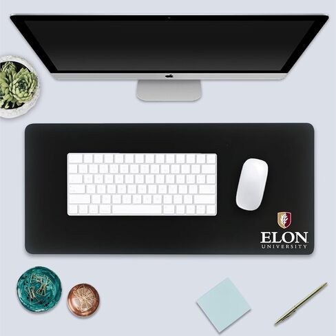 OTM Essentials University of Georgia Classic Cloth Desk Mat, Durable Office Supplies, Non-Slip Base, Responsive Desk Pad with Smooth Cloth Surface, Black in Saudi Arabia