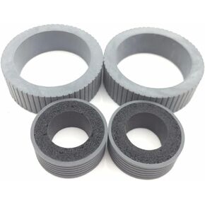 Scanner Roller Replacement Set Fit for Epson FF-680W DS-530 DS-570 DS-770 DS-870 DS-875 DS-970 DS-975 ES-400 ES-500 ES-580,Leather Case