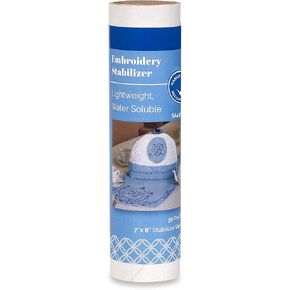 Brother Water Soluble Stabilizer 7"x 8"in 30 Pre-Cut Sheets, White