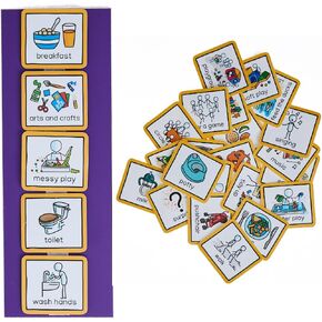 Visual Schedule for Daycare Visual Timetable for Kindergarten, Send, Autism, Speech and Language, ADHD, ASD, Aspergers
