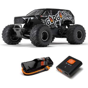 ARRMA Gorgon 2 Wheel Drive MT 1/10 Truck Ready-to-Assemble Kit with Battery & Charger Included, Gunmetal, ARA3230SKT1