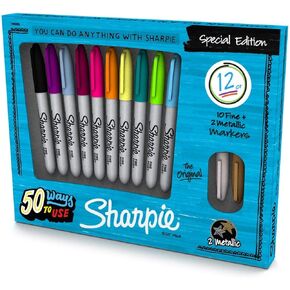 SHARPIE Special Edition 12 Piece Permanent Marker Pack (1909896)