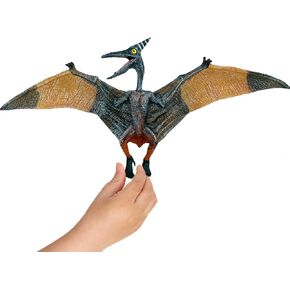 Gemini&Genius Pterodactyl Dinosaur Toys, Flying Dinosaur Figurine, Pteranodon Toys, Pterosaur Model Great Gifts and Cake Toppers or Kid