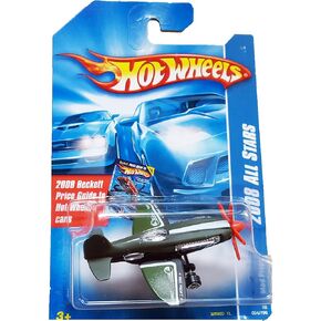 Hot Wheels 2008 All Stars Mad Propz (Airplane) Number 54, Olive Green and Black