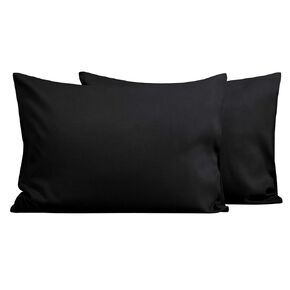FLXXIE 2 Pack Microfiber Toddler Pillowcases, 14x20 Inches Fits Baby Pillow Sized 12x16, 13x18 or 14x20, Soft and Cozy Small Travel Pillow Covers with Envelope Closure, Burgundy