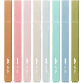 Mr. Pen- Aesthetic Highlighters, 8 Pack, Chisel Tip, Natural Earth, Cute Highlighters Assorted Colors, Cute Highlighters for School Highlighters, Highlighter Set, Pastel Highlighters