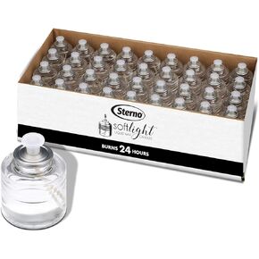 Sterno Soft Light Liquid Wax, 24 Hour Burn