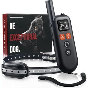 Dog Shock Collar,3300FT Dog Training Collar with Remote Innovative IPX7 Waterproof with 4 Training Modes,Rechargeable E-Collar for All Breeds
