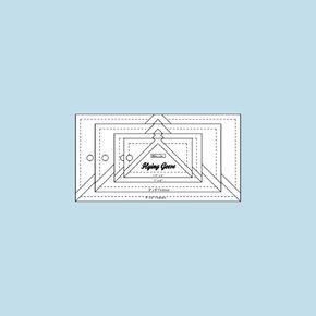 Flying Geese Ruler Set #1: (1 1/2" x 3", 2" x 4", 3" x 6", 4" x 8")