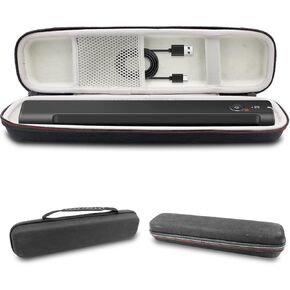 Hard Carrying Case Case Design for pson Workforce ES-50/ES-55R/ ES-60W/ES-65WR/DS-30/DS-70/DS-80W and Epson RapidReceipt RR-60/70W Portable Document Scanner