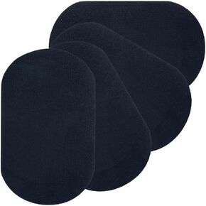 PATIKIL Iron-on Patches, 4Pcs 7x4 Inch Elbow Knee Velvet Patches Repair Patches Kit for Clothing Pants Shirts Jackets Mending and Decorating, Maroon Red
