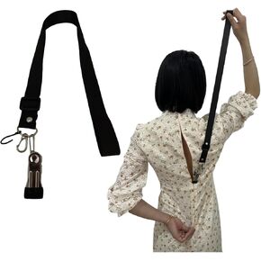 Generic Dress Zipper Pull Helper with Hooks and Clip - Easy Zipper Pulls for Dresses (Black), J40-42