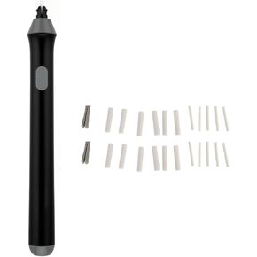 Electric Eraser, Battery Operated Rorating Automatic Pencil Eraser for Artists Sketching Painting Drawing (Black)