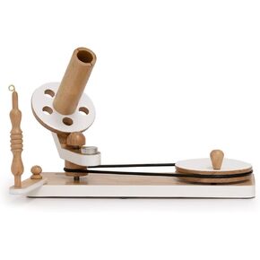 Scheepjes Yarn Ball Winder with Table Clamp - Enamel White, Perfect Tool for Knitting and Crocheting