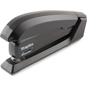 Staples One-Touch Desktop Stapler, 20 Sheet Capacity, Black (44436)