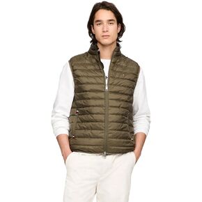 Tommy Hilfiger Men's Lightweight Quilted Puffer Packable Vest, MidnightBlue, XL