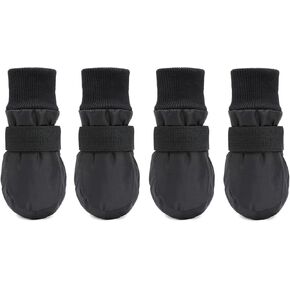 Soft Sole Waterproof Winter Dog Boots - Anti-Slip Paw Protector Puppy Shoes for Winter, Snowy Day, Perfect Dog Booties Outdoor (Small: 2 1/2" Length)