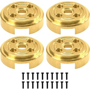 4pcs Sharegoo Brass Brass Abore Abox Onesibes موازنة الوزن مع FMS 1/24 FCX24 RC CAR Parts
