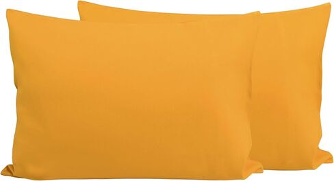 FLXXIE 2 Pack Microfiber Toddler Pillowcases, 14x20 Inches Fits Baby Pillow Sized 12x16, 13x18 or 14x20, Soft and Cozy Small Travel Pillow Covers with Envelope Closure, Burgundy in Saudi Arabia