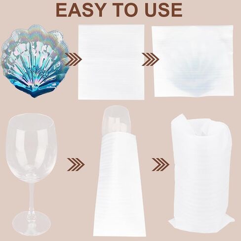 CRASPIRE 70Pcs Cushion Foam Pouches 14 Sizes Moving Dishes Packing Kit Plate Packing Sleeves for Moving Foam Packing Sheets for Packing Dishes China Plate Shipping Packaging Cushioning Supplies in Saudi Arabia