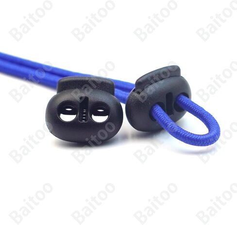 Toggles for Drawstrings,Double and Single Hole Spring Cord Locks Toggles Cord Plastic Ends Stopper for Paracord Rope in Saudi Arabia