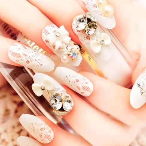 Craftdady 2600Pcs Faceted Glass Rhinestone 7 Sizes Pointed Back Crystal Diamante Gems Faceted Cabochons for Nail Arts Decoration Jewelry Making Wedding Bouquet in Saudi Arabia