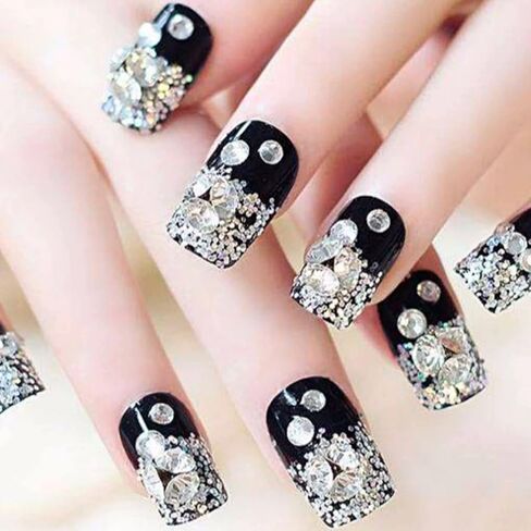 Craftdady 2600Pcs Faceted Glass Rhinestone 7 Sizes Pointed Back Crystal Diamante Gems Faceted Cabochons for Nail Arts Decoration Jewelry Making Wedding Bouquet in Saudi Arabia