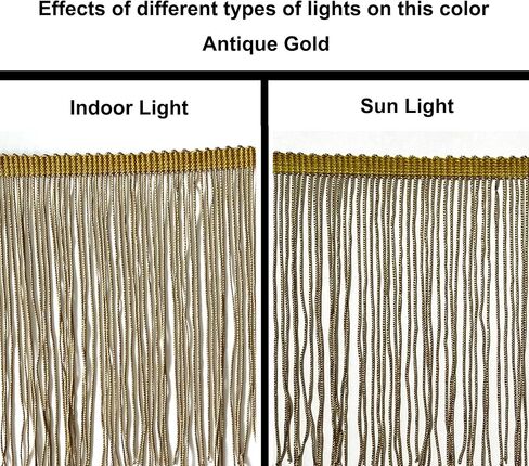 Beautiful 10 Yards of 4"" Long Chainette Fringe Thread Yarn Tassel Trim Braid Fringe for Crafts Sewing and Decor-Green in Saudi Arabia