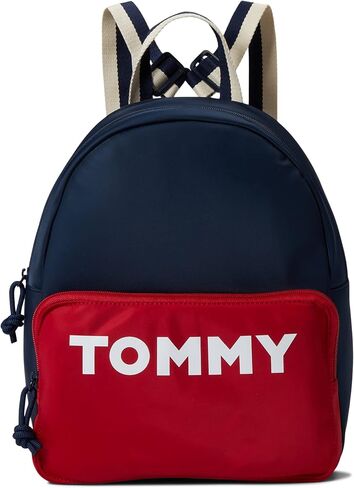 حقيبة ظهر Tommy Hilfiger Cory II متوسطة القبة باللون الأزرق الحجري مقاس واحد in Saudi Arabia
