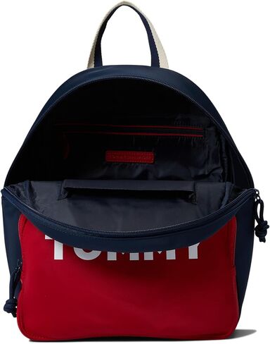 حقيبة ظهر Tommy Hilfiger Cory II متوسطة القبة باللون الأزرق الحجري مقاس واحد in Saudi Arabia