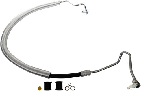 TRQ Hydroboost To Gear Power Steering Pressure Line Hose Assembly Compatible with 2003-2014 Chevrolet Express 1500 Express 2500 Express 3500 GMC Savana 1500 Savana 2500 Savana 3500 in Saudi Arabia