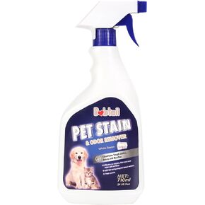 Bobtail- Eliminates Tough Stains, Odors & Residue Effective on Carpets, Floors & Furnitures with fast-acting enzyme- based solutions cleaner for Dogs and Cats-Fresh Scents -24 fl oz