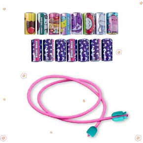 STICKI Rolls Multi-Roll Collector's Refill Pack | Includes 15 Sticki Rolls (150 Mini Stickers) | Assorted Colors and Styles | Over 1000 Sticker Designs to Discover and Collect!