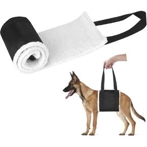 Dog Lifting Sling Soft Dog Support Harness Mobility Aids to Lift Pets Front Rear Legs for Medium Large Senior Dog Weak Legs Surgery Rehabilitation