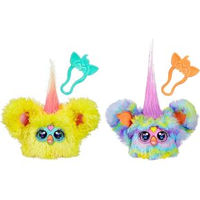 Furby Furblets 2 Pack of Spring Mini Friends Nug-Ette & Swee-Dee, Electronic Plush Toys for Girls & Boys 6+, Multicolor