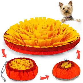Snuffle Mat for Dogs, Interactive Dog Puzzle Toy Encourages Natural Foraging Skills, Dog Sniffing Mat Treat Dispenser Indoor Outdoor Stress Relief