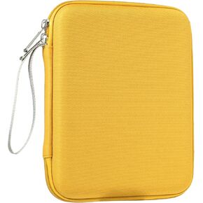 Card Case Holder Binder Album for Yoto Card Carrier Storage Organizer, Portable Folder with Zipper Strap for Audiobook Cards Yellow 80-Pocket