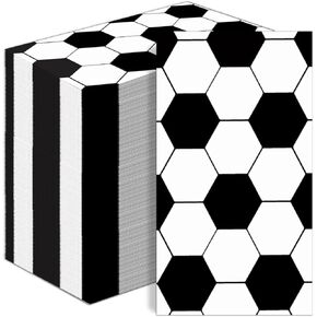 50 PCS Soccer Paper Falkins Soccer Decorations Decorations Soccer Party Paper Paper Fackins Soccer Sports Thief Factable Dessert Dessert for Soccer Sports Thief Decortings Party Party Decorts