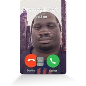 Dequavious Pork Pay Credit Card Skin (Pack of 2!) - Matte Sleek Vinyl Material - Funny Designs - Debit/Credit Card Sticker Cover - Card Skins with Chip - Durable & Waterproof