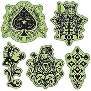 Inkadinkado Stamping Gear Cling Stamps, Cards