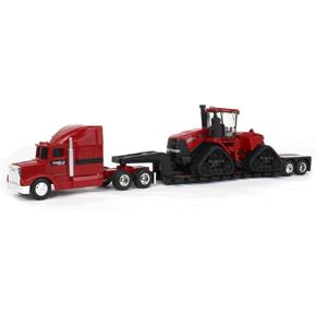 ERTL 1/64 Case IH AFS Connect Steiger 620 Quadtrac with Semi & Lowboy Trailer, 44278