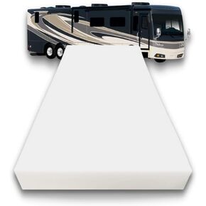 FoamRush 3-Inch Bunk (28" x 72") High Density Foam RV Mattress Replacement, Medium Firm, Pressure Relief Support, Travel Camper Trailer Truck, Made in USA, CertiPUR-US Certified, Cover Not Included