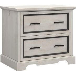 Sauder Carolina Grove 2-Drawer Lateral File Cabinet, Winter Oak Finish