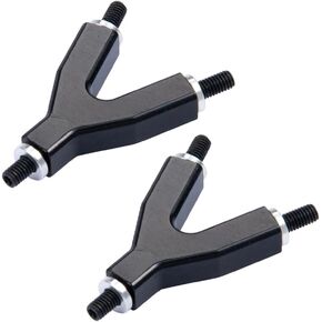 2PCS Aluminum Tie Rod Head Y-Link Mount Suspension Linkage Upgrade Parts for 1/10 Axial SCX10 RC Crawler Car