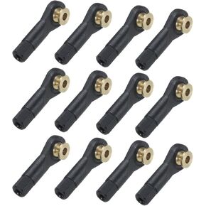 uxcell M3xL29mm Ball Rods End Head Ball Joint Buckle Steering Connecting Tie for RC Aircraft Model 20Pcs