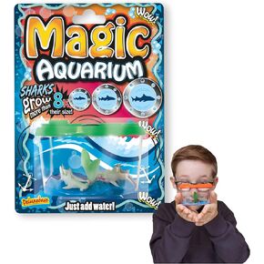 Sharks from Deluxebase. Grow Your Own Fish Tank. Fish Tank Kit with Water Activated Shark Toys. Great Aquarium for Educational Toys