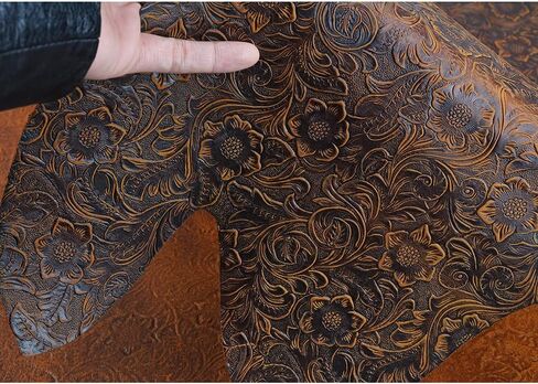 Leather Sheets,Leather for Crafts Tooling Leather Square 2.0mm Thick Finished Full Grain Cow Hide Leather Crafts Tooling Sewing Hobby Leather Veg tan Leather Leather Sheet (Black,12x12in) in Saudi Arabia